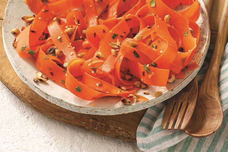 Sesame Carrot Noodle Salad