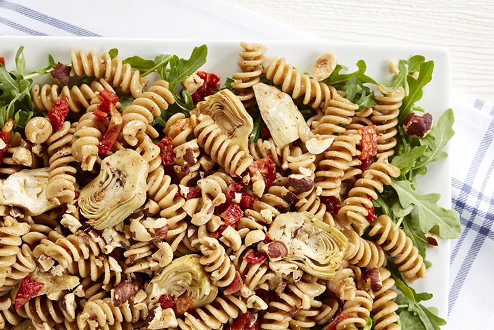 Warm Tuscan Pasta Salad
